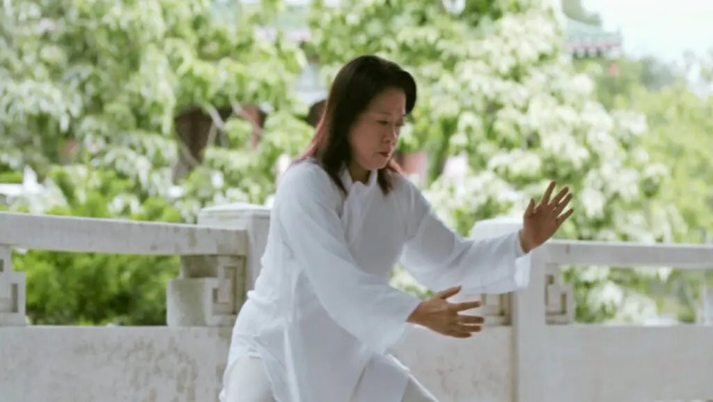 袁麗萍示範道家氣功